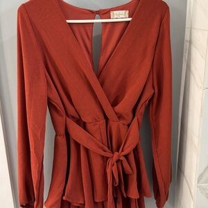 Altar'd State Rust Mini Dress